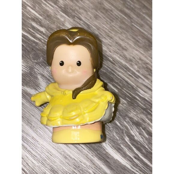 Fisher Price Little People Disney PRINCESS BELLE in Yellow Dress - Picture 1 of 4